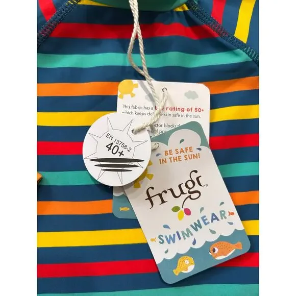 NWT Frugi SunSafe Rashguard, 6-12 Months - Picture 3 of 5
